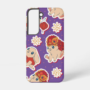 Funda Para Samsung Galaxy S22 Conejo del Zodiaco Chino