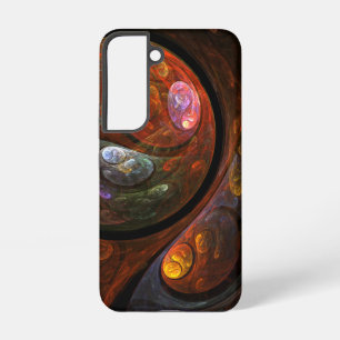 Funda Para Samsung Galaxy S22 Conexión Fluida Arte Abstracto Cósmico Moderno