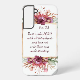 Funda Para Samsung Galaxy S22+ Confía en el SEÑOR con todo tu corazón; y no te ap