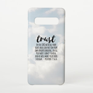 Funda Para Samsung Galaxy S10 Confianza en el Señor Proverbios 3:5-6