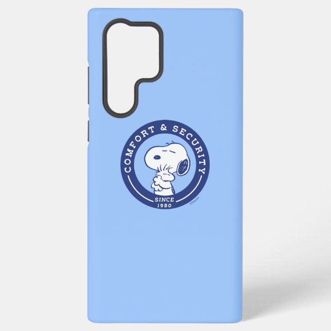 Funda Para Samsung Galaxy Confort y seguridad | Snoopy & Woodstock Hug (Reverso )