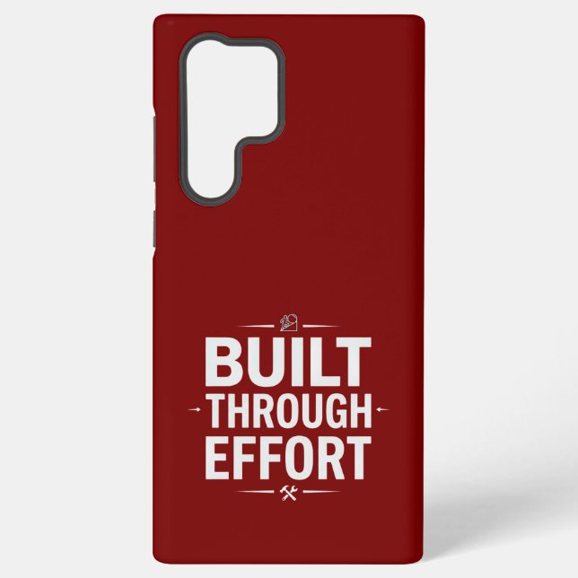 FUNDA PARA SAMSUNG GALAXY CONSTRUIDO A TRAVÉS DEL ESFUERZO (Reverso )
