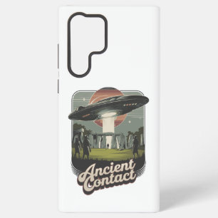 Funda Para Samsung Galaxy S22 Ultra Contacto Antiguo - Misterio Extraterrestre en Ston