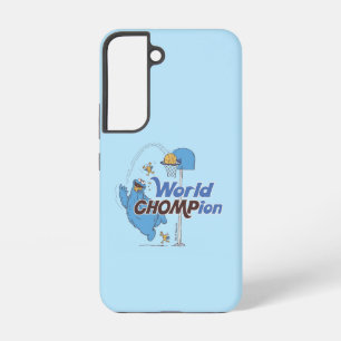 Funda Para Samsung Galaxy S22 Cookie Monster Lanzando aros de baloncesto