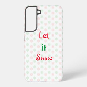 Funda Para Samsung Galaxy S22+ Copo de nieve de Navidad