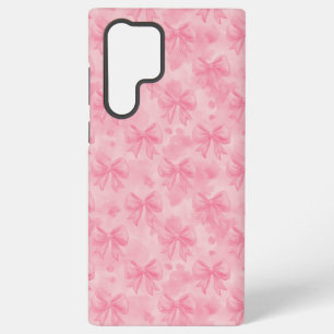 Funda Para Samsung Galaxy S22 Ultra Coquette Pink Bows