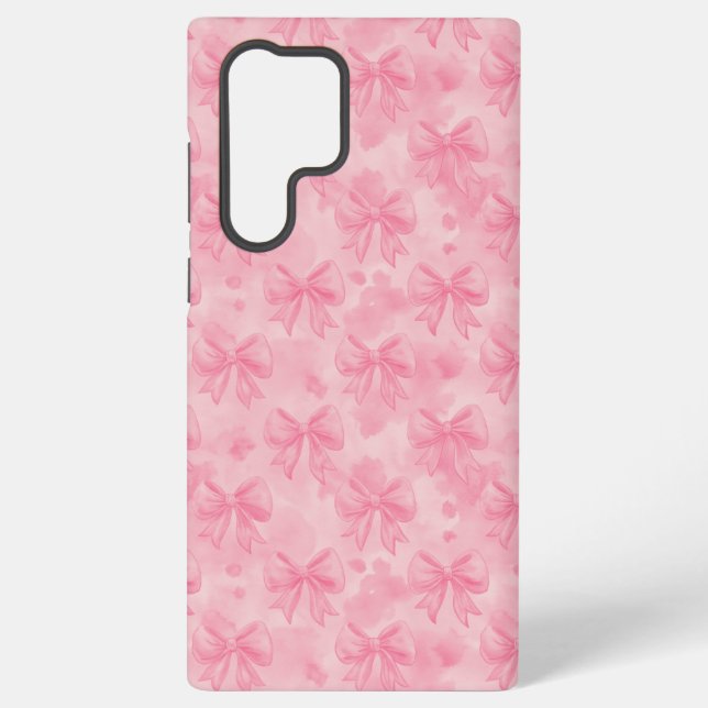 Funda Para Samsung Galaxy Coquette Pink Bows (Reverso )