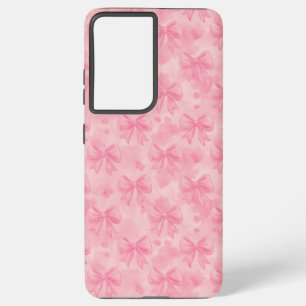 Funda Para Samsung Galaxy S21 Ultra Coquette Pink Bows