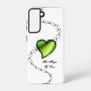 Funda Para Samsung Galaxy S21 Corazón arcoiris con estrellas, la magia del amor