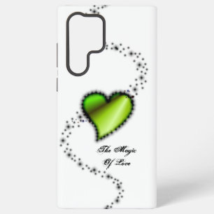 Funda Para Samsung Galaxy S22 Ultra Corazón arcoiris con estrellas, la magia del amor