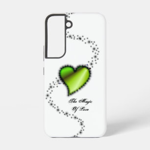 Funda Para Samsung Galaxy S22 Corazón de Arcoíris con Estrellas, La Magia del Am