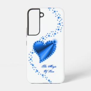 Funda Para Samsung Galaxy S22 Corazón de Arcoíris con Estrellas, La Magia del Am