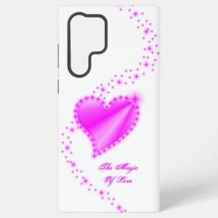 Funda Para Samsung Galaxy S22 Ultra Corazón de Arcoíris con Estrellas, La Magia del Am