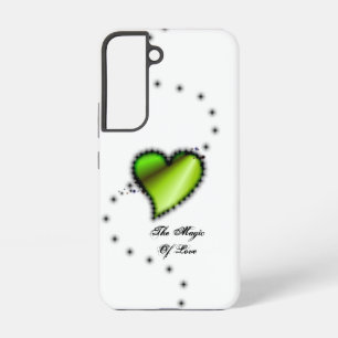 Funda Para Samsung Galaxy S22 Corazón de Arcoíris con Estrellas, La Magia del Am