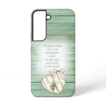 Corazón de madera verde falso femenino acuarela ab