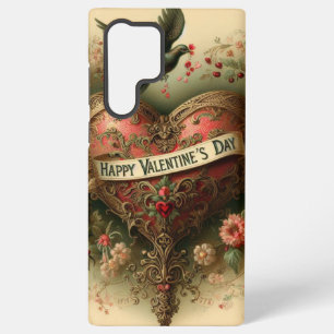 Funda Para Samsung Galaxy S22 Ultra Corazón vintage/retro/ victoriano del día de San V