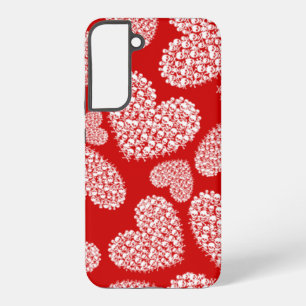 Funda Para Samsung Galaxy S22+ Corazones de cráneos