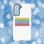 Funda Para Samsung Galaxy S21 Corazones del Estado de Estados Unidos en Californ<br><div class="desc">¿Te gustan los estuches de teléfono divertidos? ¿Te gusta el estado de California? Este estuche de teléfono tiene la palabra California en corazones amarillos,  azules,  morados,  verdes y rojos</div>
