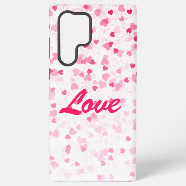 Funda Para Samsung Galaxy Corazones y amor de San Valentín (Reverso )