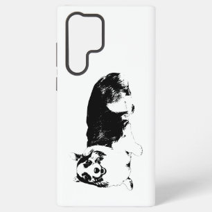 Funda Para Samsung Galaxy S22 Ultra Corgi Suave, Día Tranquilo