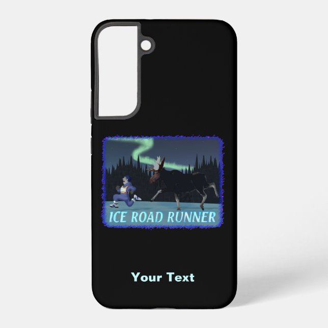Funda Para Samsung Galaxy Corredor de carretera de hielo (Reverso )