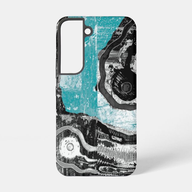 Funda Para Samsung Galaxy Corriente de Superficie – Flujo y Estructura Abstr (Reverso )