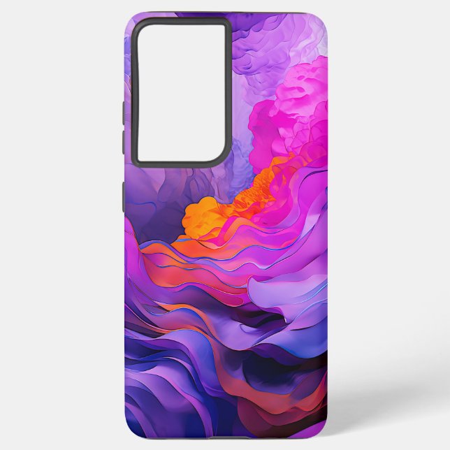 Funda Para Samsung Galaxy "Corrientes etéreas" (Reverso )