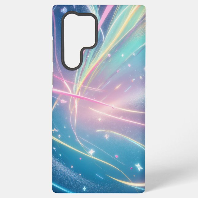 Funda Para Samsung Galaxy Cosmic Aurora ribbon Phone Case (Reverso )