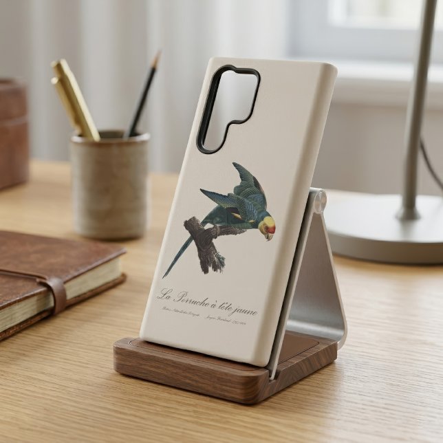 Funda Para Samsung Galaxy Cotorra de Carolina, Conuropsis carolinensis (Carolina parakeet, Conuropsis carolinensis. Case)