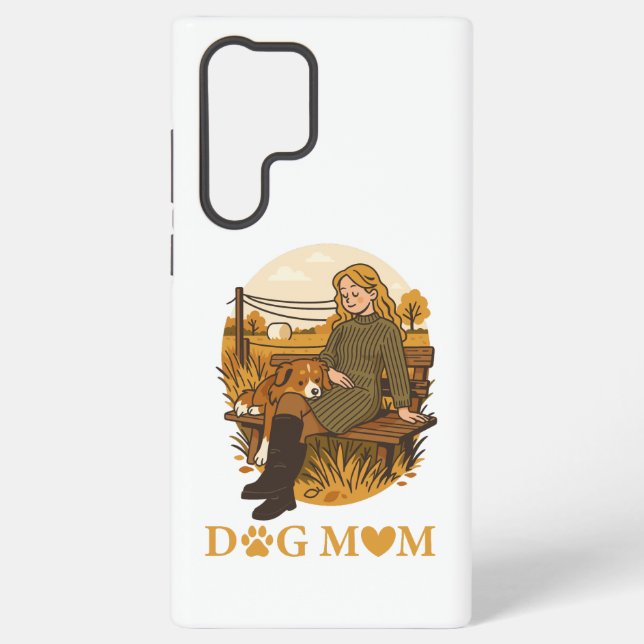 Funda Para Samsung Galaxy Cozy Dog Mom Bonding Moment With Her Companion (Reverso )