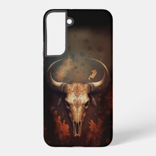 Funda Para Samsung Galaxy S22+ Cráneo de vaca Longhorn rústico