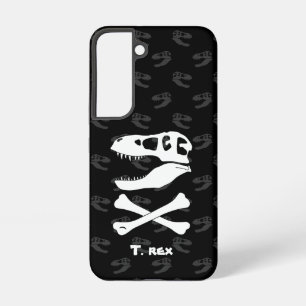 Funda Para Samsung Galaxy S22 Cráneo y huesos cruzados de Tyrannosaurus rex