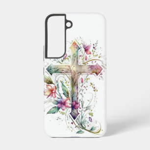Funda Para Samsung Galaxy S22 Crucifijo Cristiano Jesús Dios Arte Gráfico