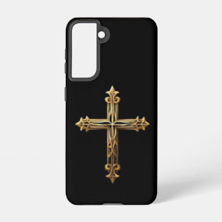 Funda Para Samsung Galaxy S21 Cruz de oro