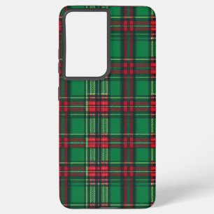 Funda Para Samsung Galaxy S21 Ultra Cuadrados verdes y rojos