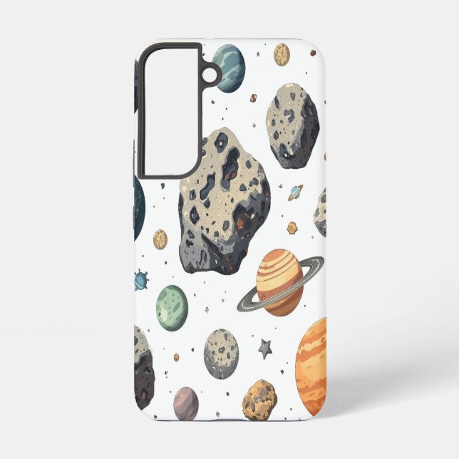 Funda Para Samsung Galaxy Cubierta Galaxy Adventure Phone - Astronautas cósm (Reverso )