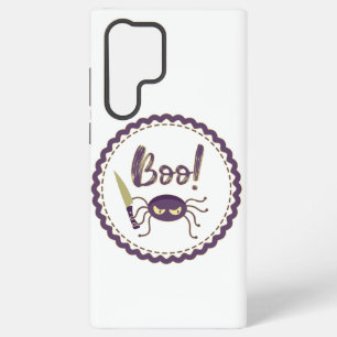 Funda Para Samsung Galaxy S22 Ultra Cuchillo de mano de personaje de araña divertido d