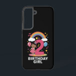 Funda Para Samsung Galaxy S22 Cumpleañera de Dos Años Niña Linda Cumpleaños 2do<br><div class="desc">Cumpleañera de Dos Años Niña Linda Cumpleaños 2do Rincón</div>