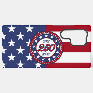 Funda Para Samsung Galaxy S22 Ultra Cumpleaños 250 de América con bandera de EE. UU.
