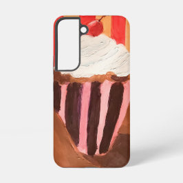 Funda Para Samsung Galaxy S22 Cupcake with Vanilla Frosting