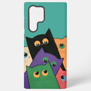 Funda Para Samsung Galaxy S22 Ultra Curious Cats