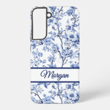 Custom Elegant French Vintage Blue Floral Gift