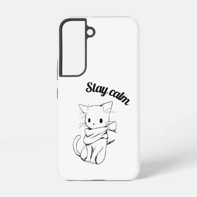 Funda Para Samsung Galaxy Cute cat phone cover (Reverso )