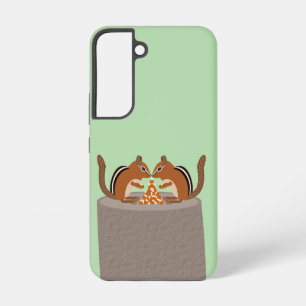 Funda Para Samsung Galaxy S22 Cute Chipmunks Fall Wedding