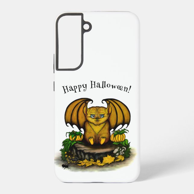 Funda Para Samsung Galaxy Cute Halloween Bat (Reverso )