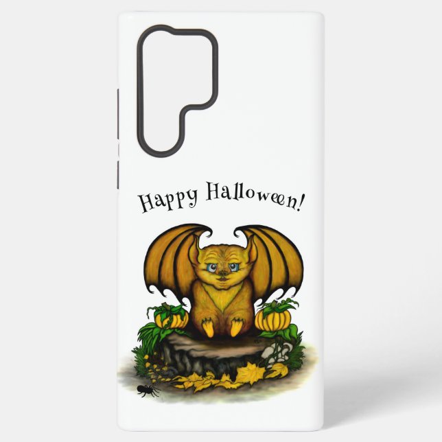 Funda Para Samsung Galaxy Cute Halloween Bat (Reverso )