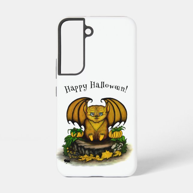 Funda Para Samsung Galaxy Cute Halloween Bat (Reverso )