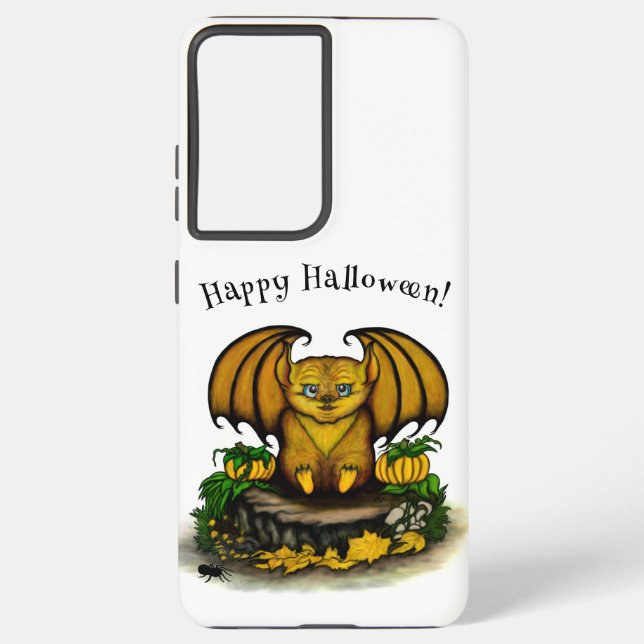 Funda Para Samsung Galaxy Cute Halloween Bat (Reverso )