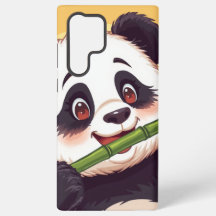 Cute Panda Bamboo Funda - Tapa de Samsung jugueton