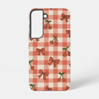 Funda Para Samsung Galaxy S22 "Cute Pink Cherry Pattern Samsung Galaxy S22 Case 